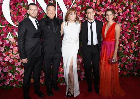 Sam Ryan Springsteen with his parents and siblings.